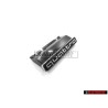 Original Audi QUATTRO Front Grill Badge Emblem Black Chrome - 8W0853736 2ZZ