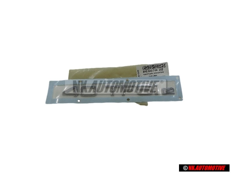Original Audi 40 TFSI E Rear Boot Badge Emblem Chrome - 8Y0853744 2ZZ