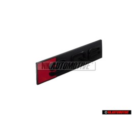 Original Audi SQ8 Front Grill Badge Emblem Black Red - 4M8853748 T94