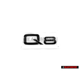 Original Audi Q8 Rear Boot Badge Emblem Black - 4M8071803