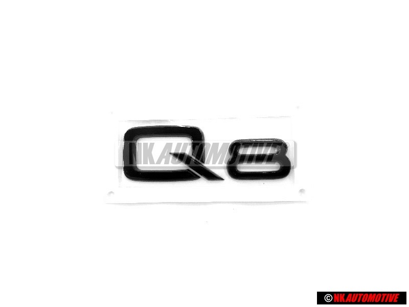 Original Audi Q8 Rear Boot Badge Emblem Black - 4M8071803