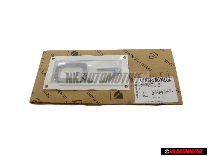 Original Audi Q7 Rear Boot Badge Emblem Chrome - 4L0853741 2ZZ