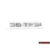 Original Audi 35 TFSI Rear Boot Badge Emblem Chrome - 8U0853744