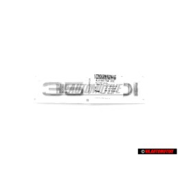 Original Audi 35 TDI Rear Boot Badge Emblem Chrome - 4L0853744 2ZZ