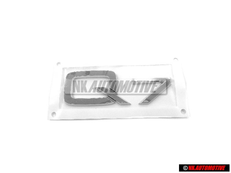 Original Audi Q7 Rear Boot Badge Emblem Chrome - 4M0853741 2ZZ