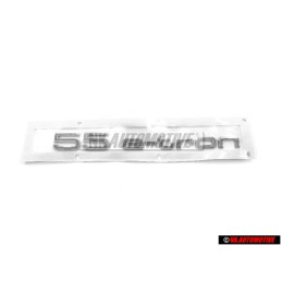 Original Audi 55 E-TRON Rear Boot Badge Emblem Chrome - 4K0853744 2ZZ
