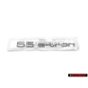 Original Audi 55 E-TRON Rear Boot Badge Emblem Chrome - 4K0853744 2ZZ