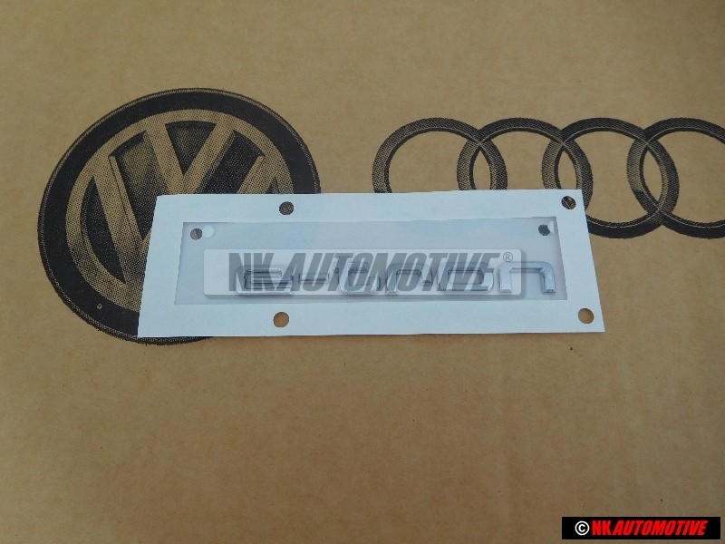Original Audi E-TRON Side Badge Emblem Chrome - 8V4853601 2ZZ