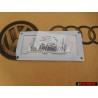 Original Audi A6 Rear Boot Badge Emblem Chrome - 4F0853741 2ZZ