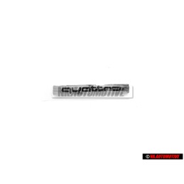 Original Audi QUATTRO Front Grill Badge Emblem Chrome - 4L0853736 2ZZ