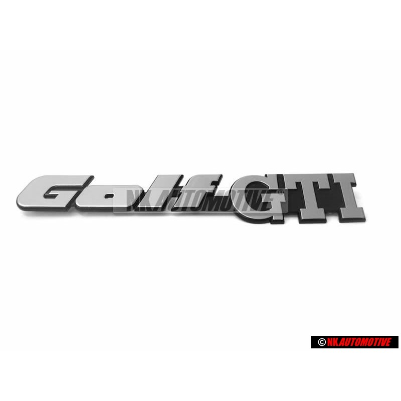 Original VW Golf Gti Rear Boot Badge Emblem Silver - 191853687N GX2