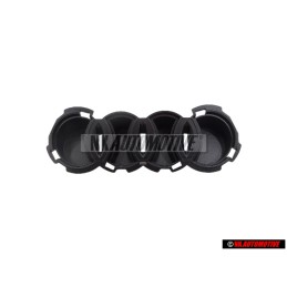 Original Audi Cover For Radiator Grille Satin Black - 4G8853037F 9B9