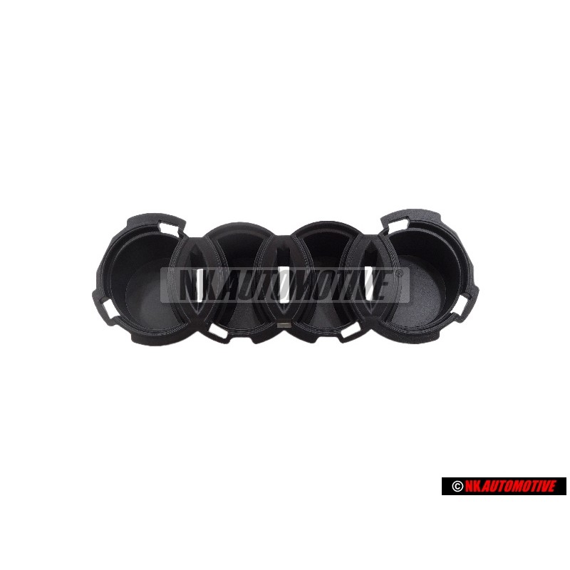 Original Audi Cover For Radiator Grille Satin Black - 4G8853037F 9B9