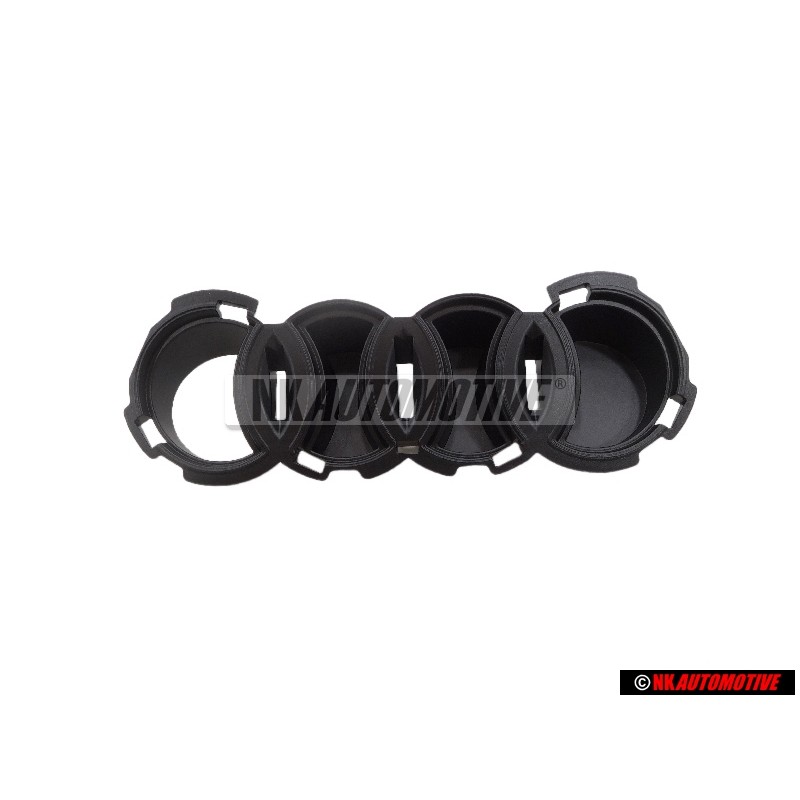Original Audi Cover For Radiator Grille Satin Black - 4G8853037G 9B9