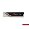 Original Audi RS5 Side Badge Emblem Black Red - 8W6853601D PUZ