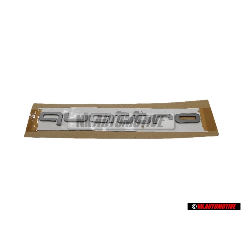 Original Audi QUATTRO Front Grill Badge Emblem Silver - 8S0853737B MI7