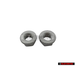 2x Original VW Self Locking Hexagon Nut M14x1.5 - N 90353604