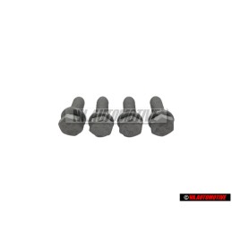 4x Original VW Rear Stub Axle Hexagon Head Bolt M10x32 - N 90758902