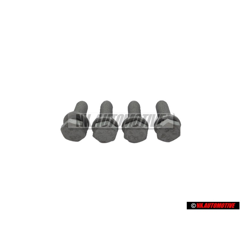 4x Original VW Rear Stub Axle Hexagon Head Bolt M10x32 - N 90758902