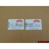 2x Original Audi Sticker Alarm - 4D0010138E