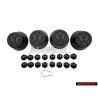 ULTIMATE SET For Golf Scirocco 1/2 Steel Wheel Centre Hub Caps
