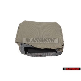 Original VW Head Restraint Cover (Cloth) Black - 535881921G C63