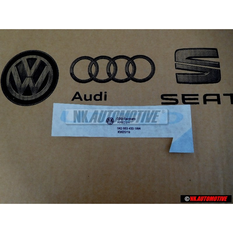 Original VW Film Lettering Silver - 1K0853433 1W4