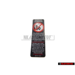 Original Audi Data Plate - 4D0010143H