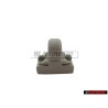 Original Audi Retainer For Sun Visor Silver - 4D0857561E 1YE