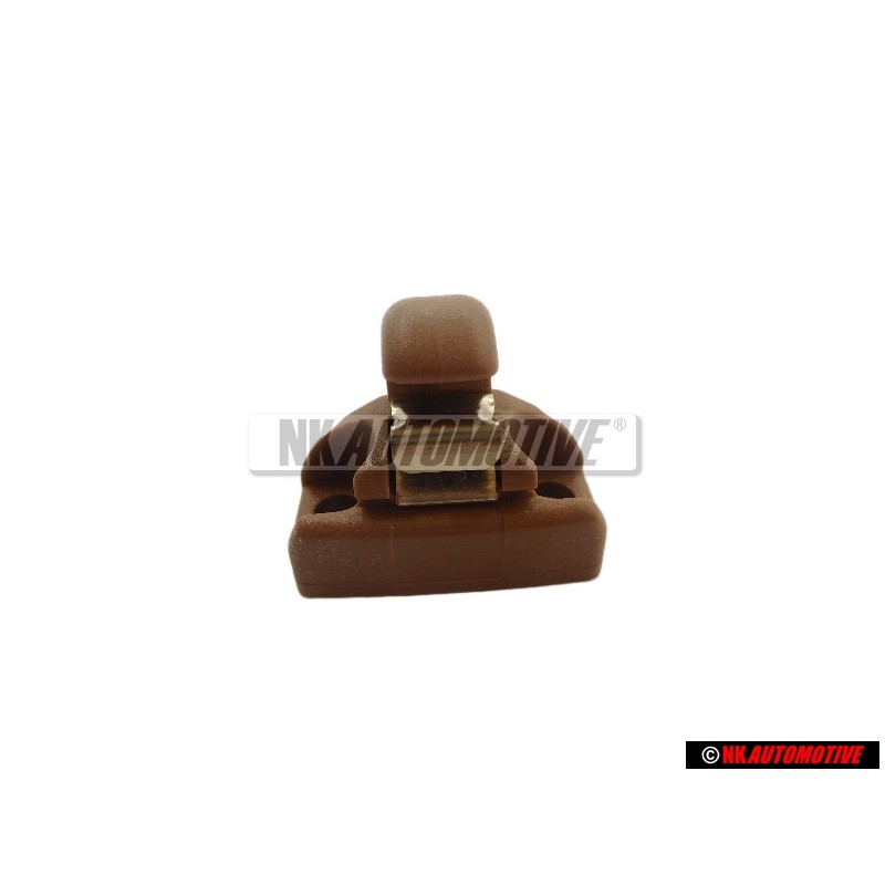 Original Audi Retainer For Sun Visor Amaretto Brown - 4D0857561E 8Y4
