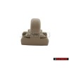 Original Audi Retainer For Sun Visor Linen Beige - 4D0857561E Y22