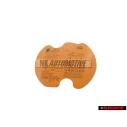 Original Audi Data Plate For Tyre Pressure - 8N7010164E
