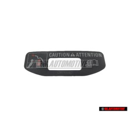 Original Audi Notice - 8N7010164M