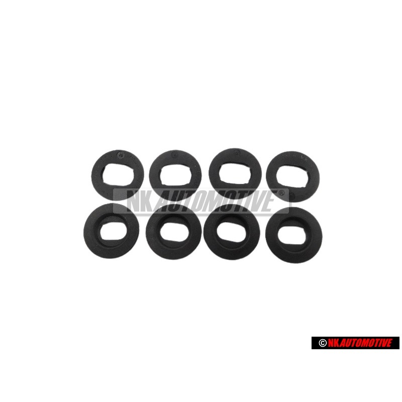 Original VW 1 Set Fixing Parts For Floor Mat Satin Black - 3D0061795 B41