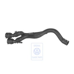 Original VW Coolant Hose With Quick Release Coupling - 1C0121156C