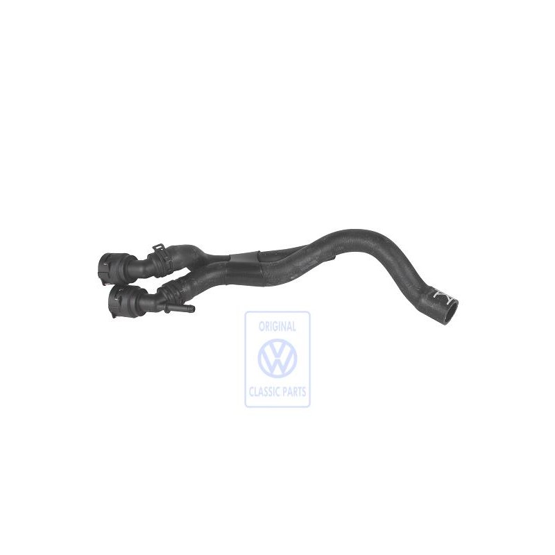 Original VW Coolant Hose With Quick Release Coupling - 1C0121156C