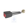 Original VW Double Belt Latch Satin Black/Fire Red - 1C0857488 FCN