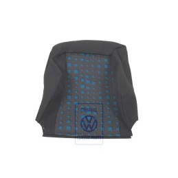Original VW Backrest Cover (Fabric) Black/Blue - 1E0881805ALGUV