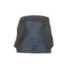 Original VW Backrest Cover (Fabric) Black/Blue - 1E0881805ALGUV