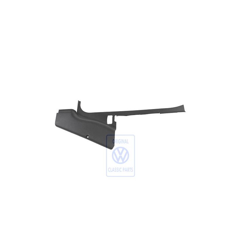 Original VW A-Pillar Trim Satin Black - 1H1863483A B41