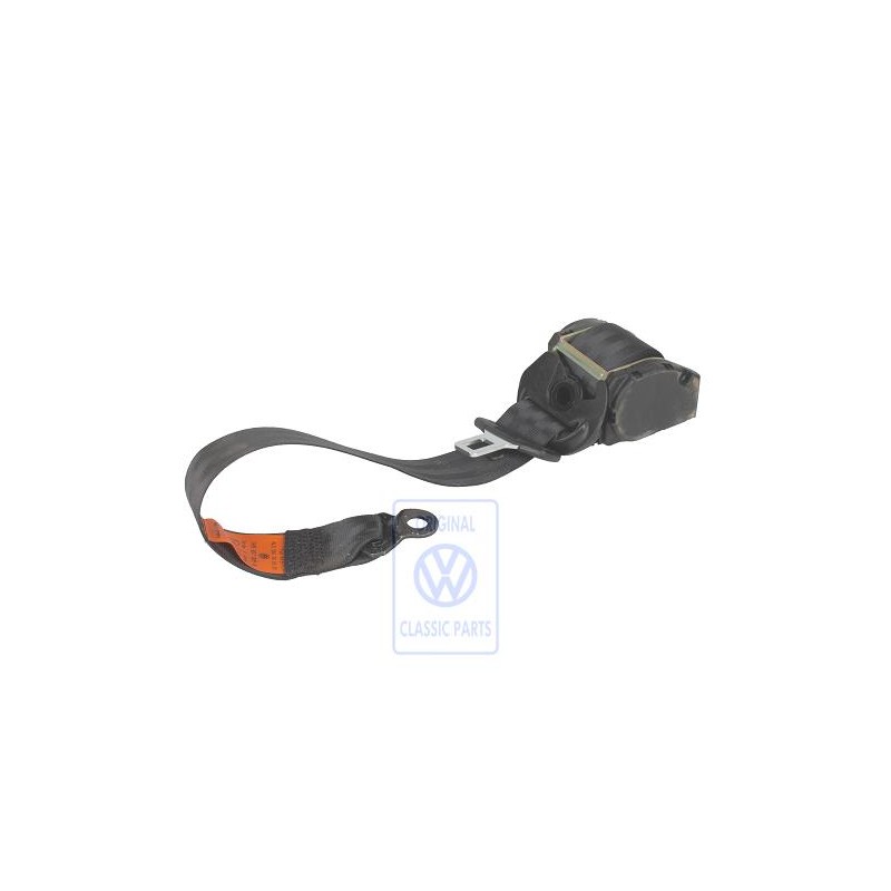 Original VW Three-Point Safety Belt Satin Black - 1H9857805A B41