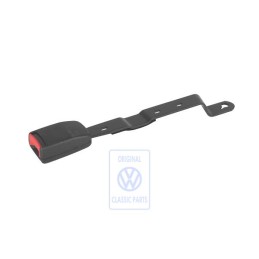 Original VW Belt Latch Satin Black/Fire Red - 1HM857756 FCN
