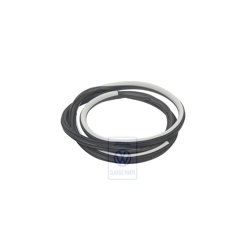 Original VW Door Seal, Inner Satin Black/Pearl Grey - 1J3867366B FKL