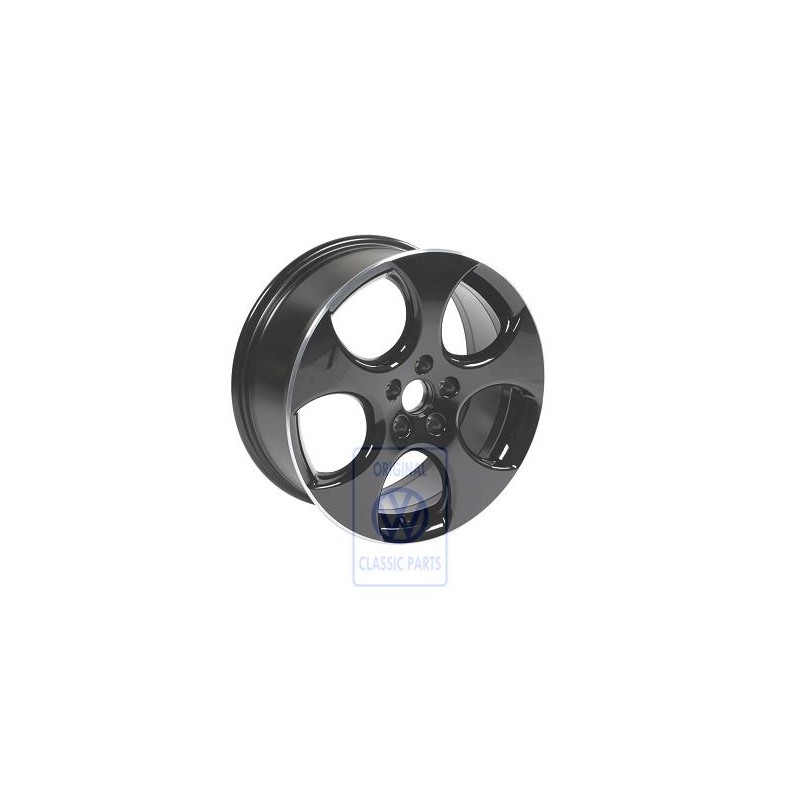 Original VW Aluminium Rim Black-Glossy - 1K0601025BAAX1