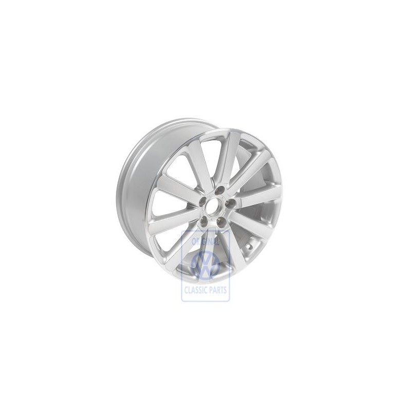 Original VW Aluminium Rim Diamond Silver - 1K0601025BL8Z8