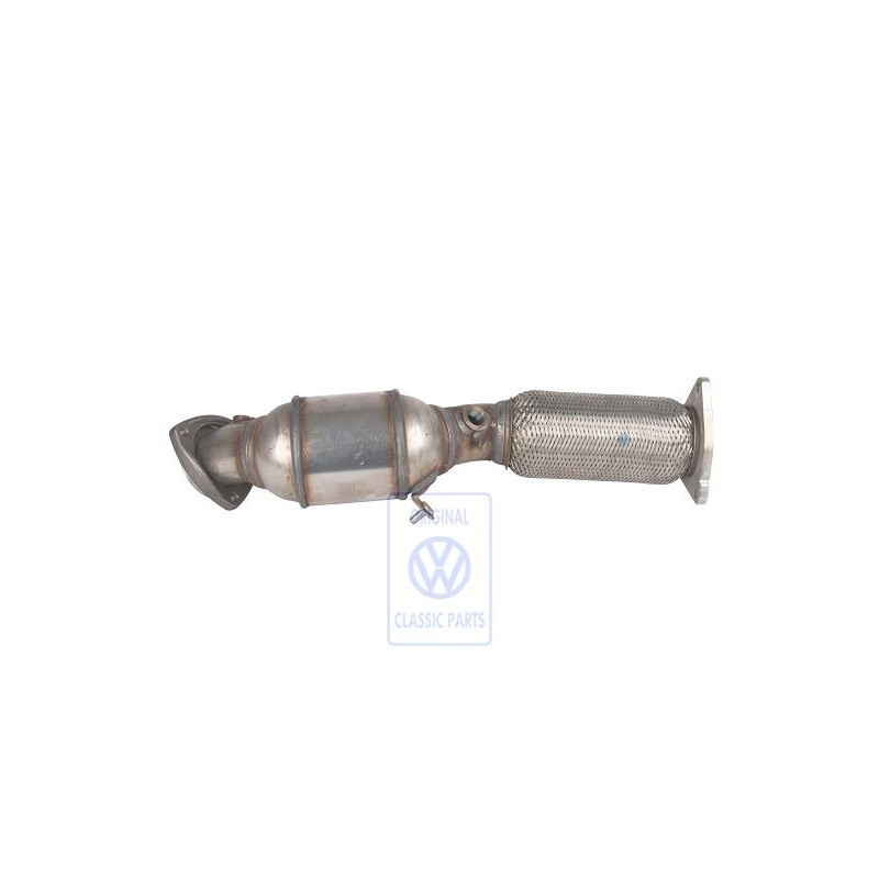 Original VW Exhaust Pipe With Pre-Catalyst - 7L6254350FX
