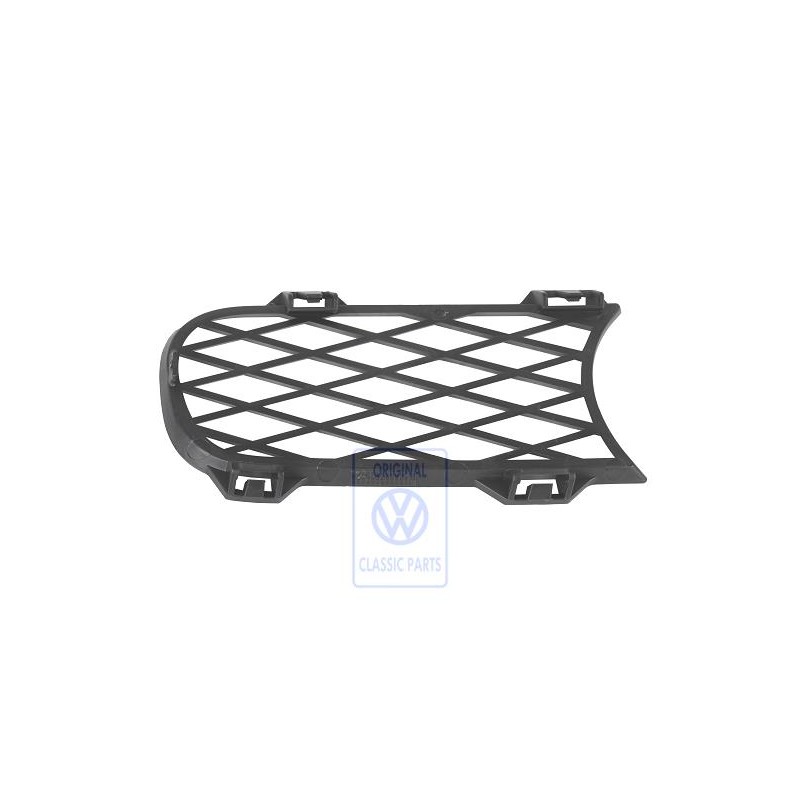 Original VW Ornamental Grille Satin Black - 7L6853684A 9B9