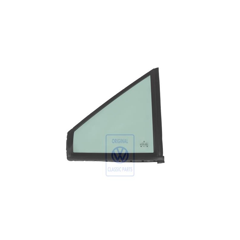 Original VW Fixed Door Window With Seal - 867845113E