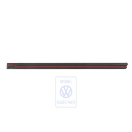 Original VW Trim Strips For Bumper Titanium Silver Dark - 867853981 3ZZ