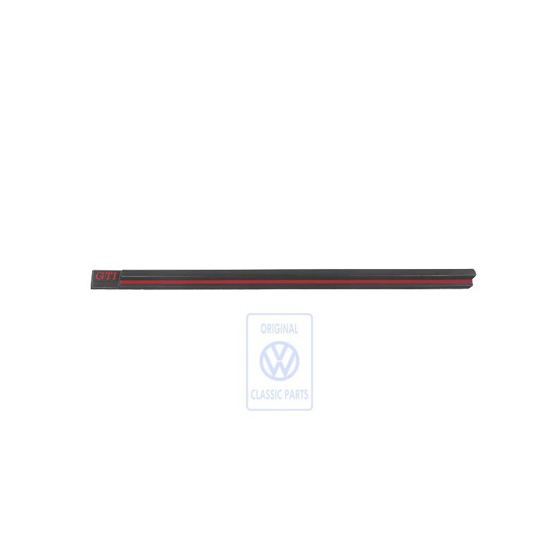 Original VW Trim Strips For Bumper Titanium Silver Dark - 867853981 3ZZ
